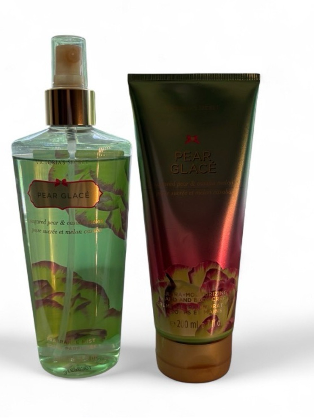 Discontinued Barely Used Vintage Victoria's Secret Pear Glace Mist & Lotion